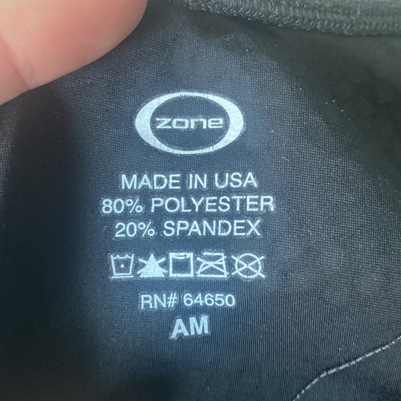 Zone Gymnastics Competition Leotard with 3/4 length sleeves - Picture 4 of 5